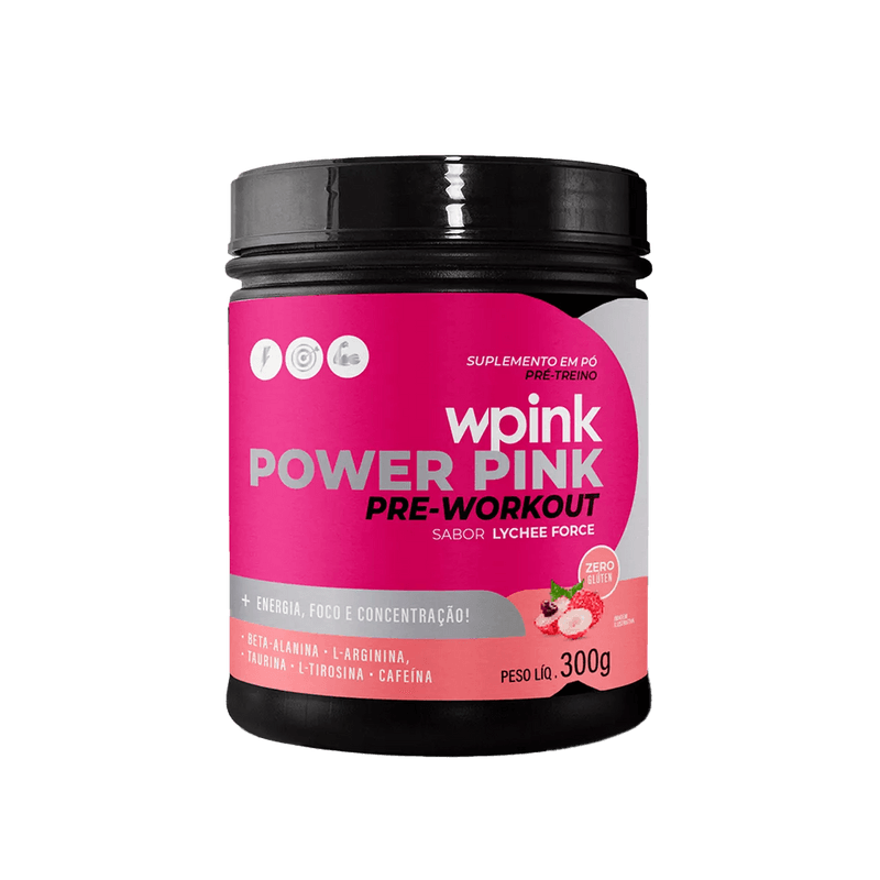 Super Power Pink de Lichia - Pré-Treino – 300g