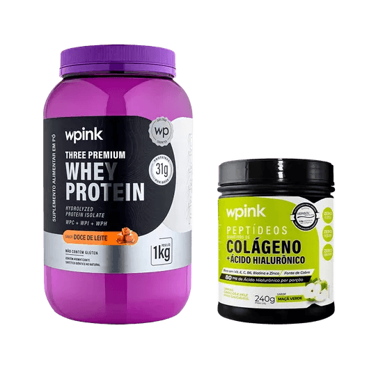 Whey protein doce de leite + colágeno maçã verde - wp